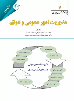 کتاب پژوهشنامه مدیریت جلد 6: مدیریت امور عمومی و دولتی