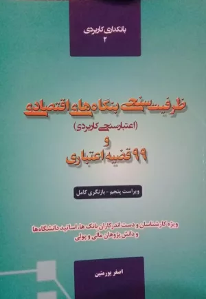 کتاب ظرفیت سنجی بنگاه های اقتصادی (اعتبار سنجی کاربردی) و 99 قضیه اعتباری