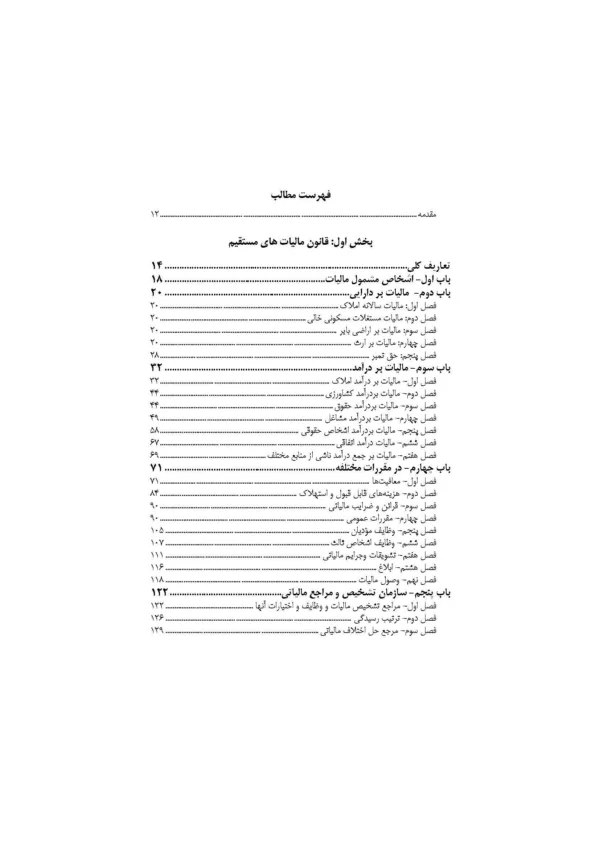 کتاب مجموعه قوانین مالیات های مستقیم 1402