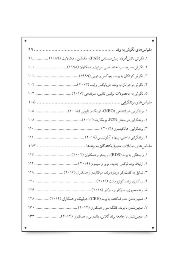 کتاب مجموعه پرسش نامه های مدیریت برند