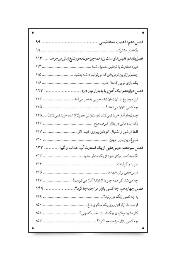 کتاب مغناطیس هنر جذب کسب و کار