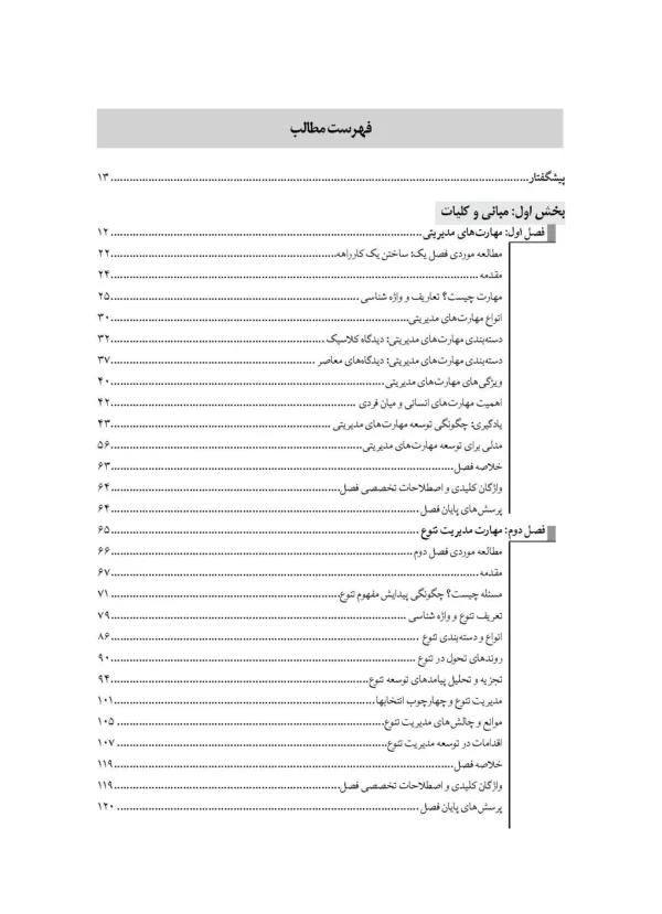 کتاب آموزش مهارت های حرفه ای مدیریت