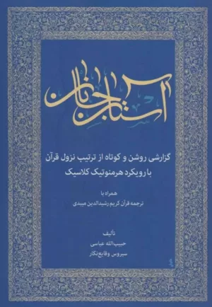 کتاب آستان جانان گزارشی روشن و کوتاه از ترتیب نزول قرآن با رویکرد هرمنوتیک کلاسیک