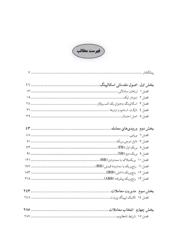 کتاب اسکالپینگ رفتار قیمتی در بازار فارکس