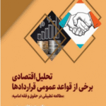کتاب تحلیل اقتصادی برخی از قواعد عمومی قراردادها اثر محمد‌هادی رستمی 1404